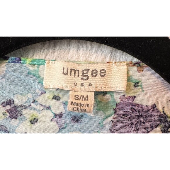 Umgee Kimono Size S/M Floral Lightweight Colorful Flowy Oversized Open Coverup - Picture 4 of 8